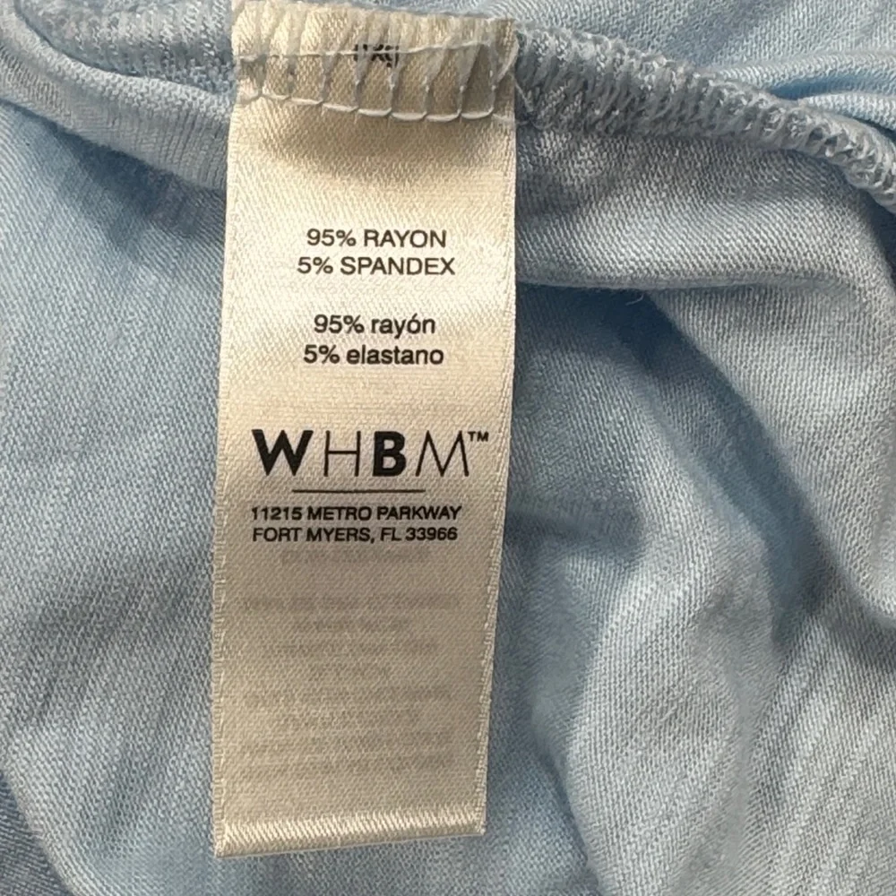 Light Blue Wrap-Front Long Sleeve Women's Top_8